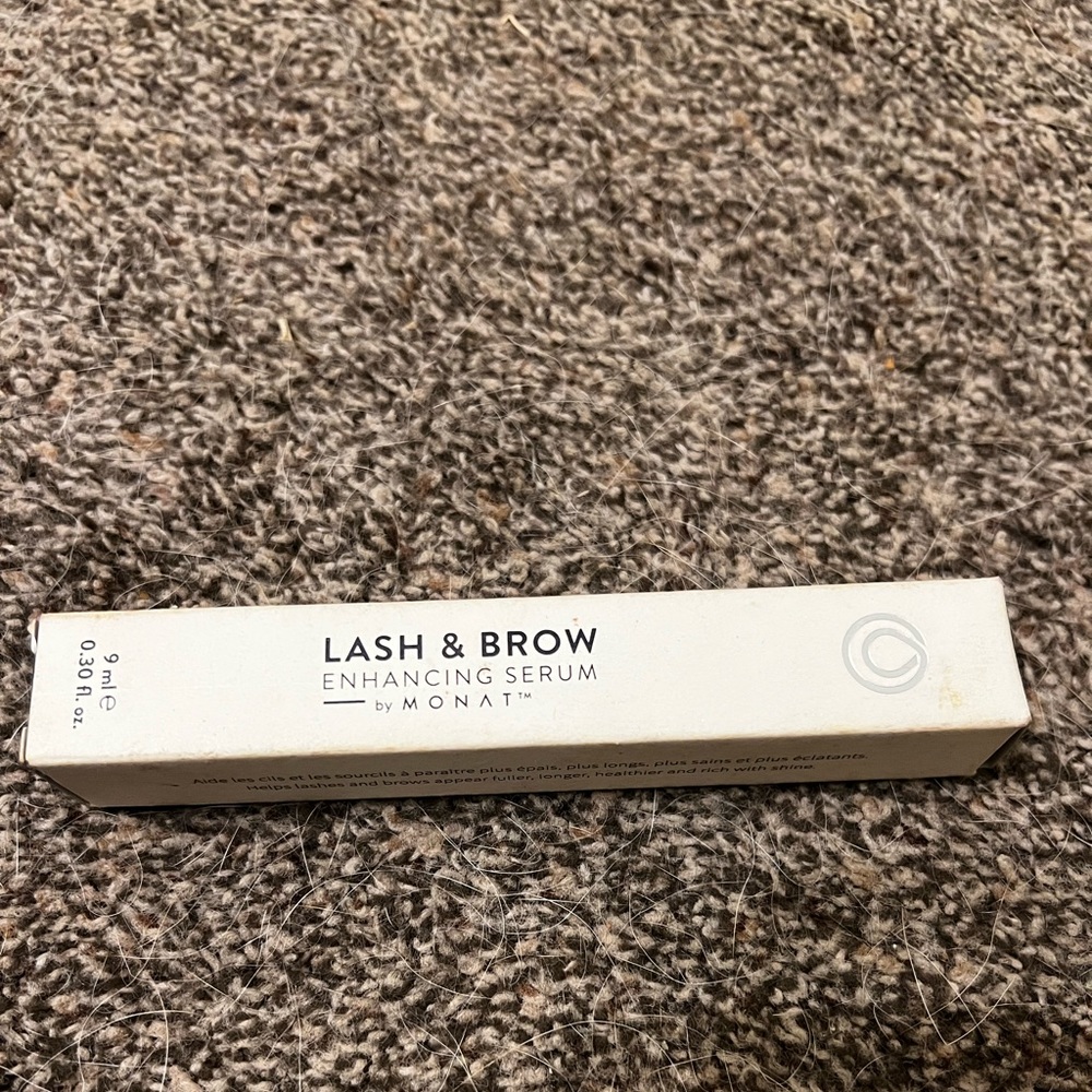 Monat lash and brow serum.